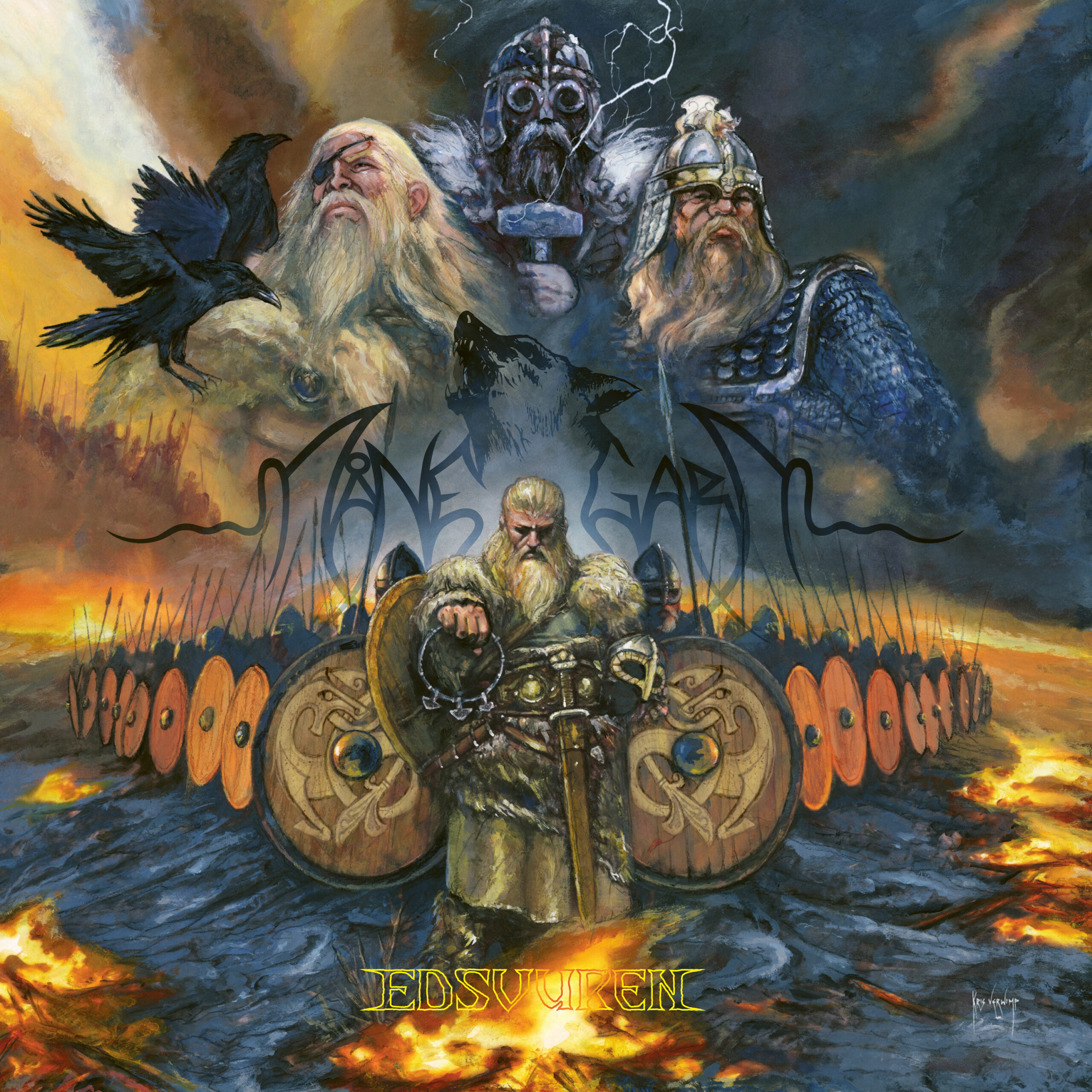 MÅNEGARM Edsvuren viking metal napalm records 2025 SLH Agency metal PR agency based in france