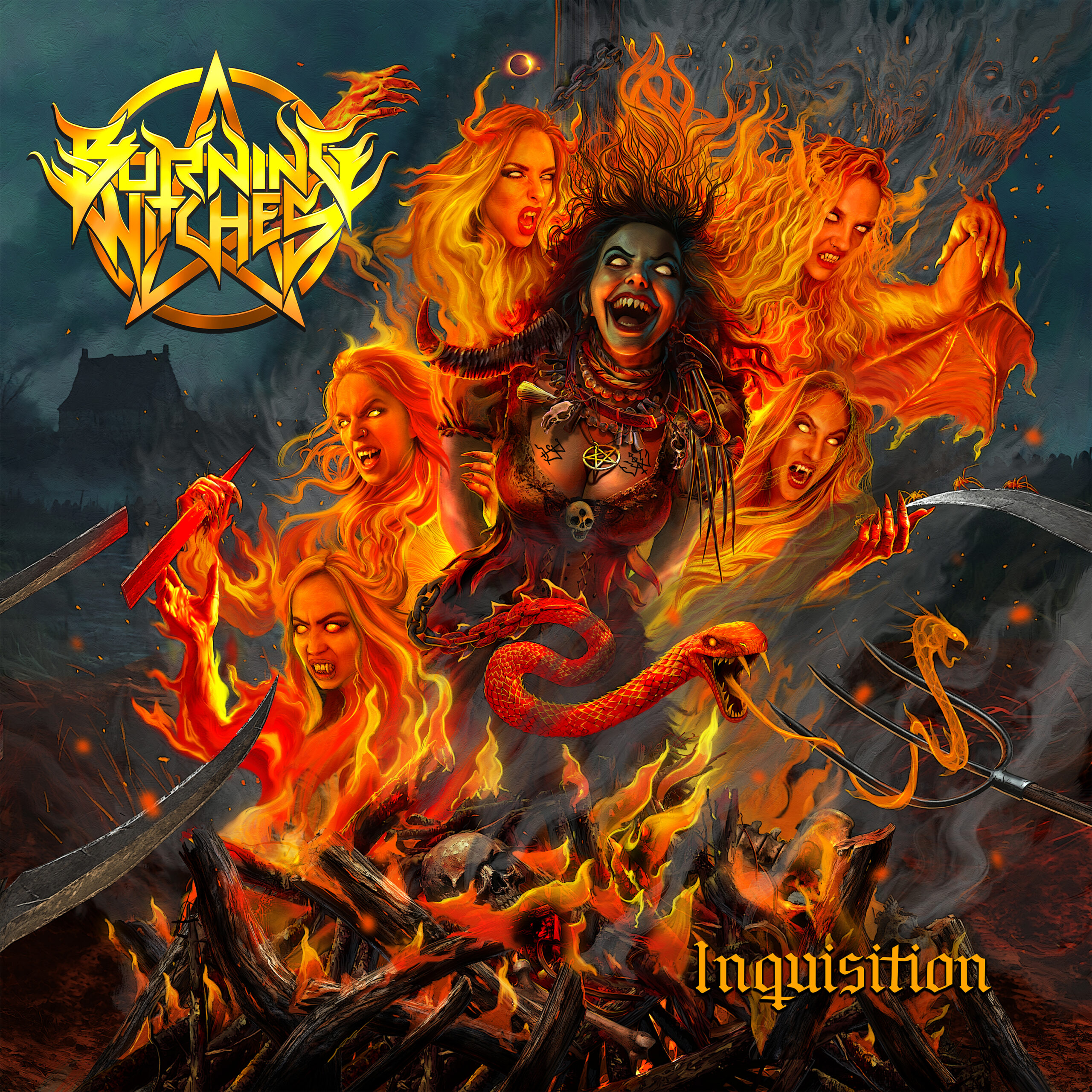 burning witches inquisition napalm records 2025 heavy metal SLH Agency metal PR agency based in france