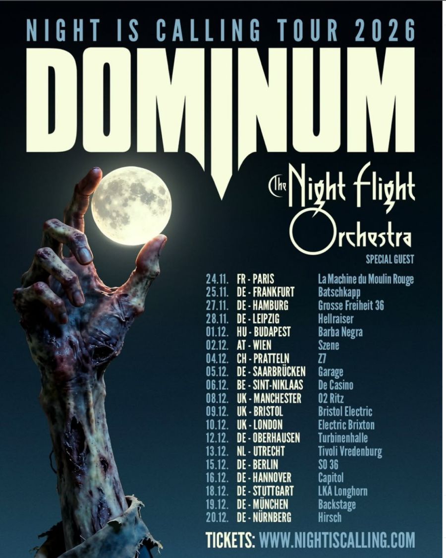 the night flight orchestra dominum Europe tour night is calling napalm records SLH Agency PR metal agency based in france