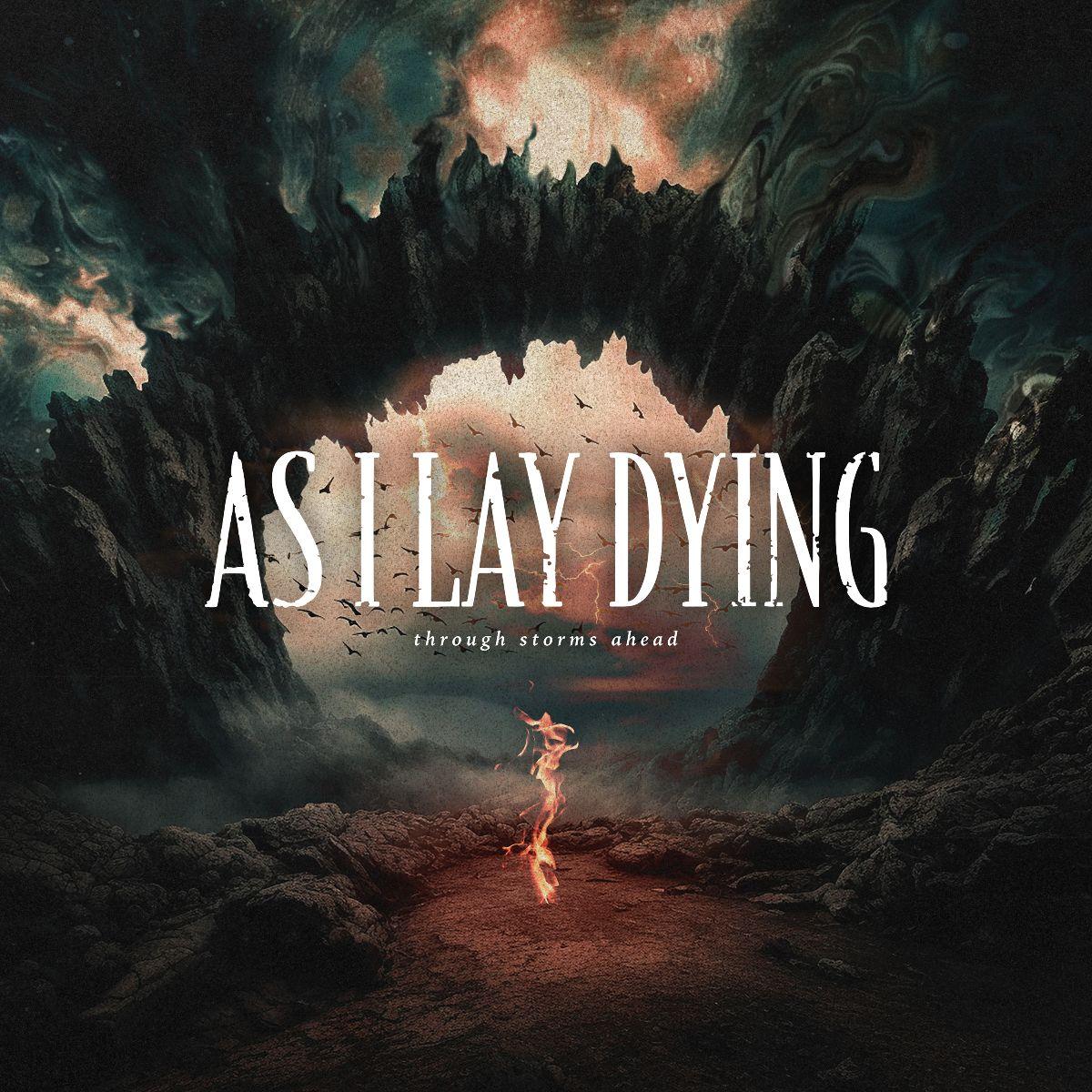 as I lay dying through storms ahead napalm records artwork 2024 SLH Agency french PR based in france